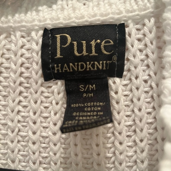 PURE new oversized cotton zipped sweater vest - Picture 6 of 8